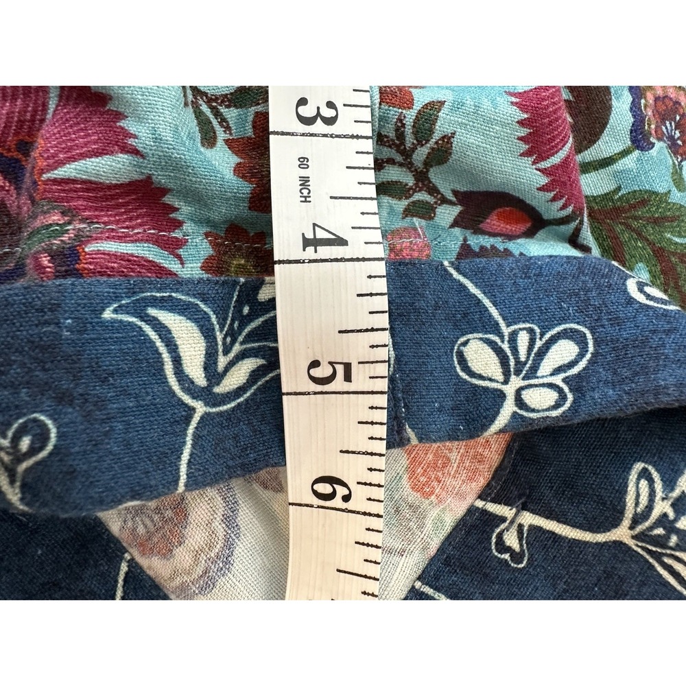 Sundance Shorts Women's Size 2 Linen Blend Bohemian Flower‎ Beach Resort Pockets - Picture 6 of 7